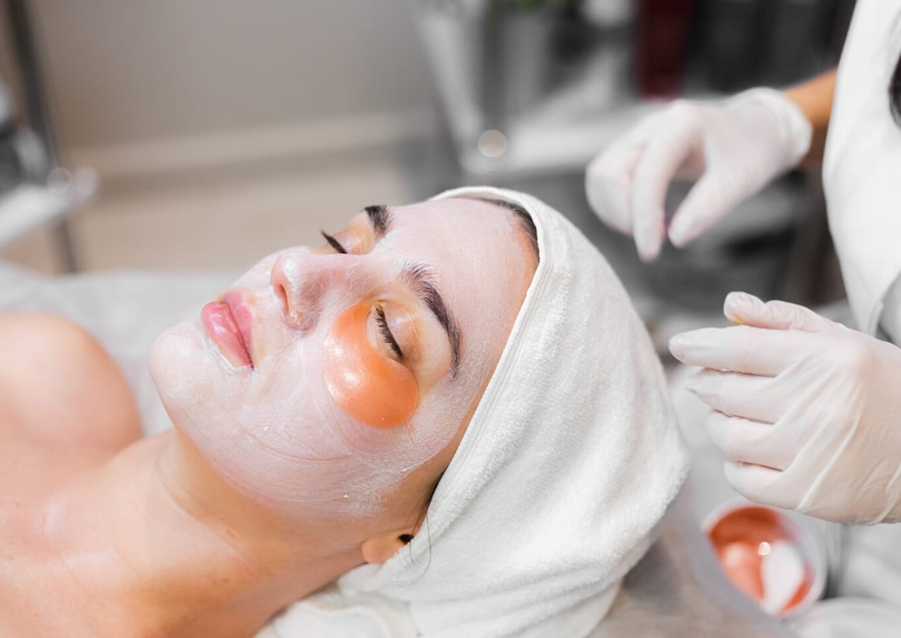 before after skin brightening results